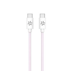 Celly USBCUSBCCOTTPK cable USB 1,5 m USB C Rosa, Blanco