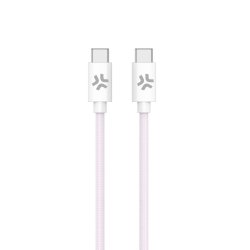 Celly USBCUSBCCOTTPK cable USB 1,5 m USB C Rosa, Blanco