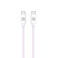 Celly USBCUSBCCOTTPK cable USB 1,5 m USB C Rosa, Blanco