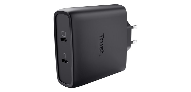 Trust Maxo Chargeur GaN USB-C 100W à 2 ports