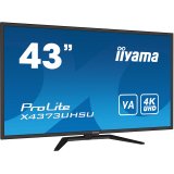 iiyama ProLite X4373UHSU-B1 écran plat de PC 108 cm (42.5") 3840 x 2160 pixels 4K Ultra HD Noir