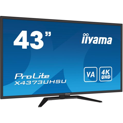 iiyama ProLite X4373UHSU-B1 écran plat de PC 108 cm (42.5") 3840 x 2160 pixels 4K Ultra HD Noir