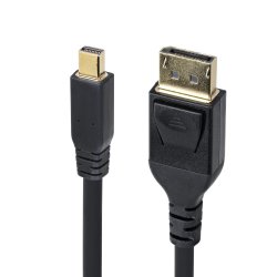 StarTech.com Câble Mini DisplayPort vers DisplayPort 1.4 de 3m - 8K 60Hz/4K 120Hz HBR3 HDR, UHD mDP vers DP 1.4, Câble Écran/Vidéo Ultra HD Mince (34 AWG)