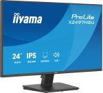 iiyama ProLite X2497HSU-B1 flat PC screen 60.5 cm (23.8") 1920 x 1080 pixels Full HD LED Black