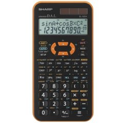 Sharp EL-520X calcolatrice Tasca Calcolatrice scientifica Nero, Arancione