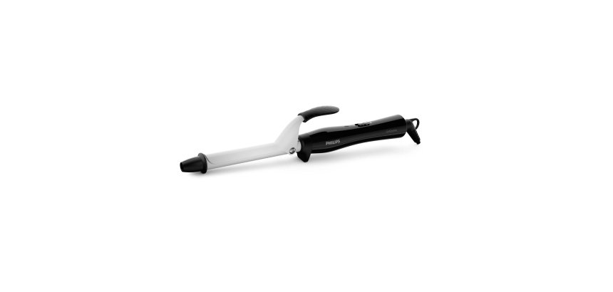 Philips StyleCare Essential Arricciacapelli in ceramica nero e bianco BHB862/00