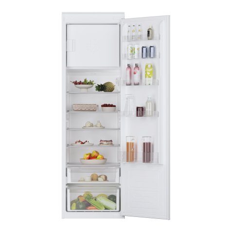 CANDY Réfrigérateur encastrable 1 porte CM4S518EW, 286 litres, Niche de 178 cm