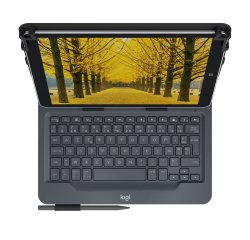 Logitech Universal Folio avec clavier intégré pour les tablettes Apple, Android et Windows 9 à 10 pouces
