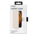 Celly WALLY mobile phone case 16 cm (6.3") Wallet case Sand
