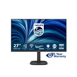 Philips 3000 series 27B2U3601/00 Monitor PC 68,6 cm (27") 2560 x 1440 Pixel Quad HD LCD Nero