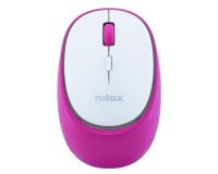 Nilox NXMDWS104 mouse Ufficio Ambidestro RF senza fili + Bluetooth Ottico 1600 DPI