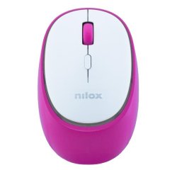 Nilox NXMDWS104 mouse Ufficio Ambidestro RF senza fili + Bluetooth Ottico 1600 DPI