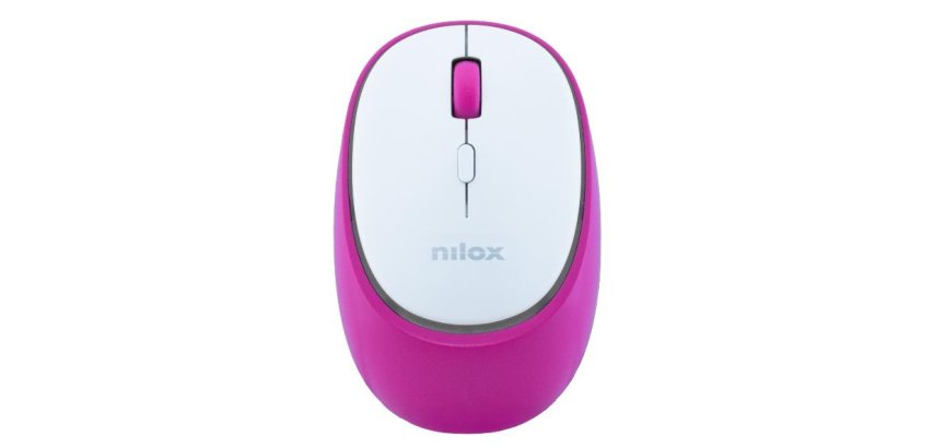 Nilox NXMDWS104 mouse Ufficio Ambidestro RF senza fili + Bluetooth Ottico 1600 DPI
