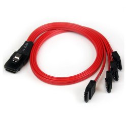 StarTech.com Câble inversé SFF-8087 vers 4x SATA de 50 cm - Mini SAS interne vers SATA