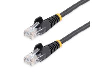 StarTech.com Câble réseau Cat5e UTP sans crochet de 5 m - Cordon Ethernet RJ45 anti-accroc - M/M - Noir