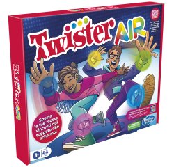Hasbro Gaming Twister Air, gioco Twister con app per realtà aumentata, si collega a dispositivi smart, giochi attivi per feste, dagli 8 anni in su