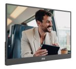 AOC 16T20E2 téléviseur et moniteur portables Moniteur portable Noir 39,6 cm (15.6") LED 1920 x 1080 pixels
