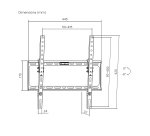 AISENS Soporte Eco Inclinable Para Monitor/TV 45Kg de 32-75", Negro