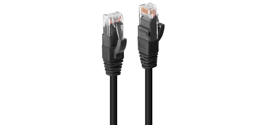 Lindy 45430 cable de red Negro 0,3 m Cat6 U/UTP (UTP)