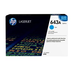 HP 643A toner LaserJet cyan authentique