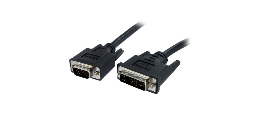 StarTech.com Câble écran DVI vers VGA - DVI-A (M) vers VGA HD15 (M) - 1m - Cordon DVI-A vers VGA
