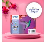 Epson T0802 - cyaan - origineel - inktcartridge