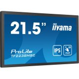 iiyama TF2238MSC-B1 Écran d'affichage dynamique Carte A numérique 55,9 cm (22") LED 600 cd/m² Full HD Noir Écran tactile