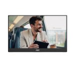 AOC 16T20E2 téléviseur et moniteur portables Moniteur portable Noir 39,6 cm (15.6") LED 1920 x 1080 pixels