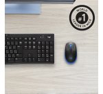 Logitech M190 - Maus - Blau
