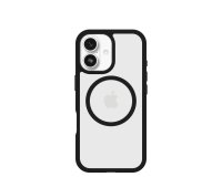OtterBox React MagSafe Series voor Apple iPhone 17, zwart Crystal, transparant/zwart