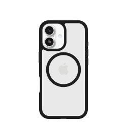 OtterBox React MagSafe Series pour Apple iPhone 17, noir Crystal, transparente/noir