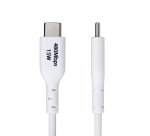 StarTech.com Câble de Charge USB-A vers USB-C de 1m, Charge et Synchronisation, 3A, USB 2.0, Gaine TPE - Cordon de Charge USB Blanc
