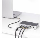 StarTech.com Câble USB4 de 50cm, Câble USB-C Certifié USB-IF, 40Gbps, Power Delivery 240W PD 3.1 EPR, 8K 60Hz, Cordon de Transfert de Données USB Type-C, Compatible avec les Ports Thunderbolt/USB 3.2