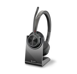 HP Poly Micro-casque Poly Voyager 4320-M certifié Microsoft Teams + dongle BT700 + base de chargement
