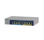 NETGEAR MS108EUP Géré L2/L3 2.5G Ethernet (100/1000/2500) Connexion Ethernet, supportant l'alimentation via ce port (PoE) Gris