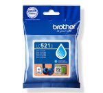 Brother inktcartridge, 500 pagina's, OEM LC-521C, cyaan