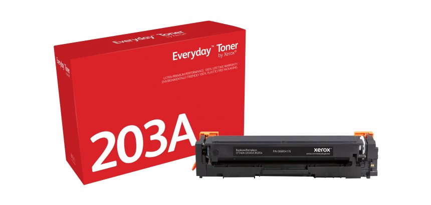 Toner Everyday™ Noir de Xerox compatible avec HP 203A (CF540A), Capacité standard
