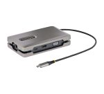 StarTech.com USB-C Dual Monitor Multiport Adapter up to 4K 60Hz USB-C DP Alt Mode Video Output & HDMI 2.0, or 1080p VGA, 100W PD Pass-Through, USB Type C Mini Dock, USB-C Docking Station, MST Hub