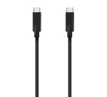 AISENS Cable USB 3.2 Gen2 10Gbps 4k@60Hz 5A 100W E-Marker, Tipo USB-C/M-USB-C/M, Negro, 3.0m