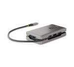 StarTech.com USB-C Multiport Adapter, 4K 60Hz HDMI/DP, 3-Port USB Hub, 100W Power Delivery Pass-Through, GbE, Travel Docking Station met Charging, Mini Dock, 30cm Wrap-Around Kabel