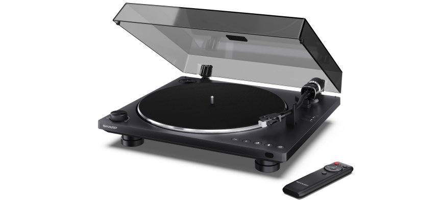 Sharp RP-TT100 audio turntable Belt-drive audio turntable Black Automatic