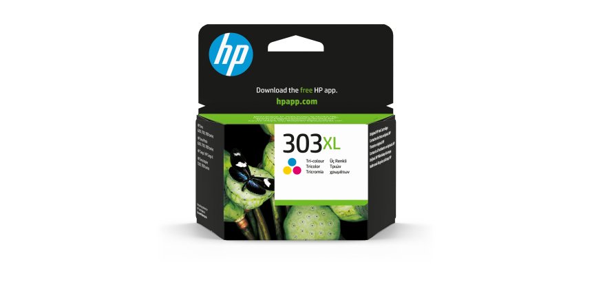 HP Cartucho de tinta Original 303XL tricolor de alta capacidad