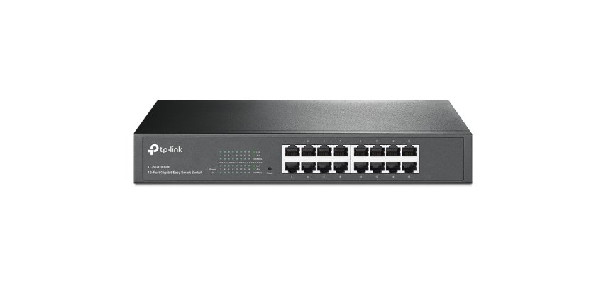 TP-Link TL-SG1016DE switch Gestionado L2 Gigabit Ethernet (10/100/1000) Negro