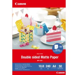 Canon MP-101D Double-Sided Matte Paper, A4, 50 Sheets