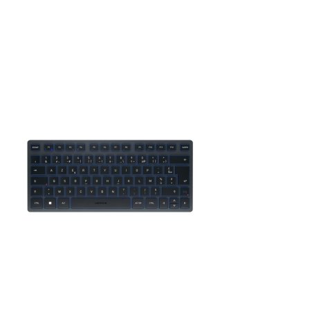 CHERRY KW 7100 MINI BT clavier Universel Bluetooth AZERTY Français Bleu