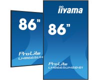 iiyama LH8665UHSB-B1 Écran d'affichage dynamique En forme de kiosk 2,18 m (86") LED Wifi 800 cd/m² 4K Ultra HD Noir Intégré dans le processeur Android 11 24/7