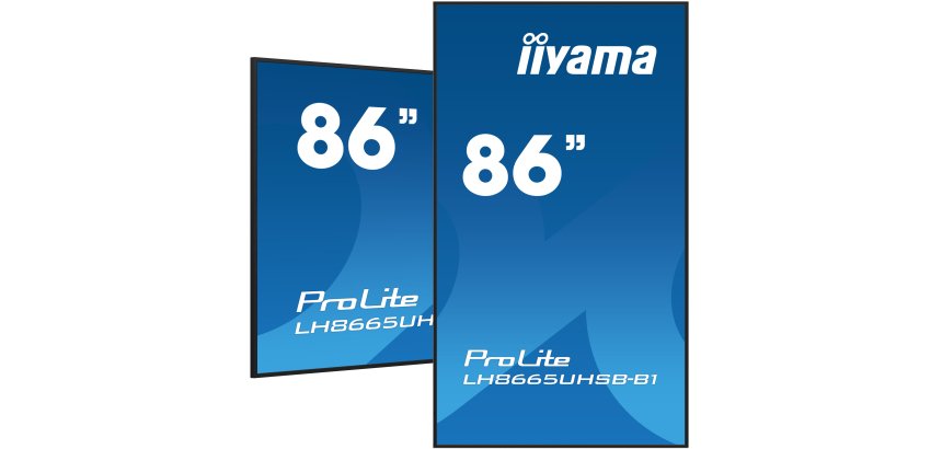 iiyama LH8665UHSB-B1 Écran d'affichage dynamique En forme de kiosk 2,18 m (86") LED Wifi 800 cd/m² 4K Ultra HD Noir Intégré dans le processeur Android 11 24/7