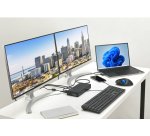 Kensington SD4781P EQ Station d’accueil USB-C et USB-A avec deux sorties vidéo 4K