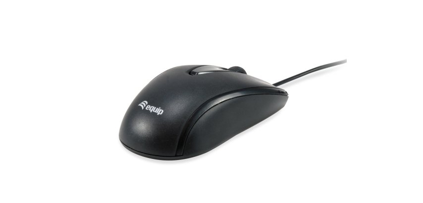 Equip 245116 mouse Ufficio Ambidestro USB tipo-C Ottico 1200 DPI