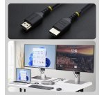 StarTech.com Câble HDMI 2.1 Ultra Haute Vitesse Certifié slim 1 m (3 pi), 8K 60 Hz / 4K 120 Hz, avec HDR10+ / eARC, 48 Gbps, Cordon HDMI 8K Flexible